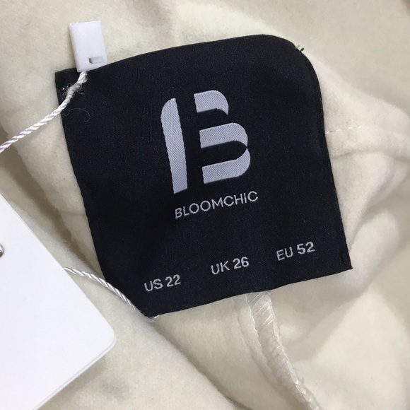 Bloomchic open front oversized cotton coat - Picture 6 of 8